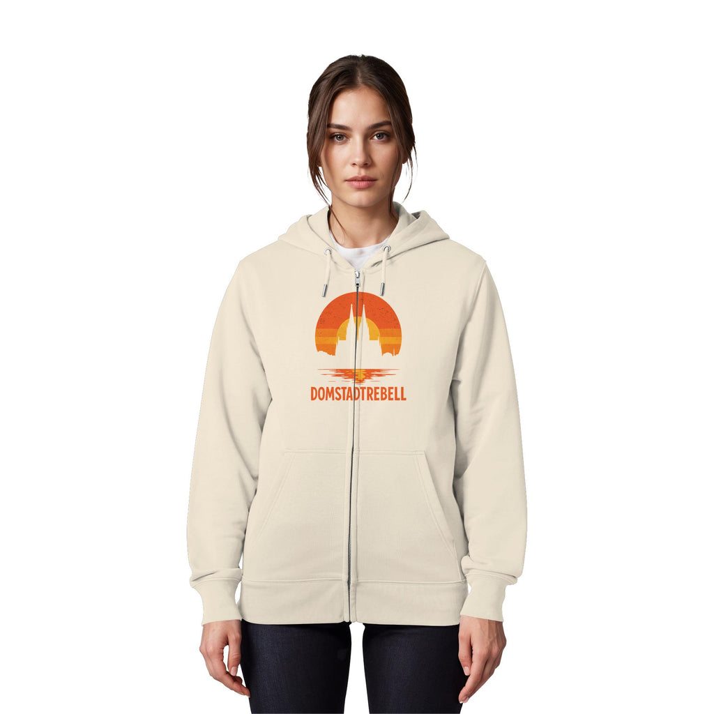 Domstadtrebell - Kölner Dom Sonnenuntergang - Organic Zipper