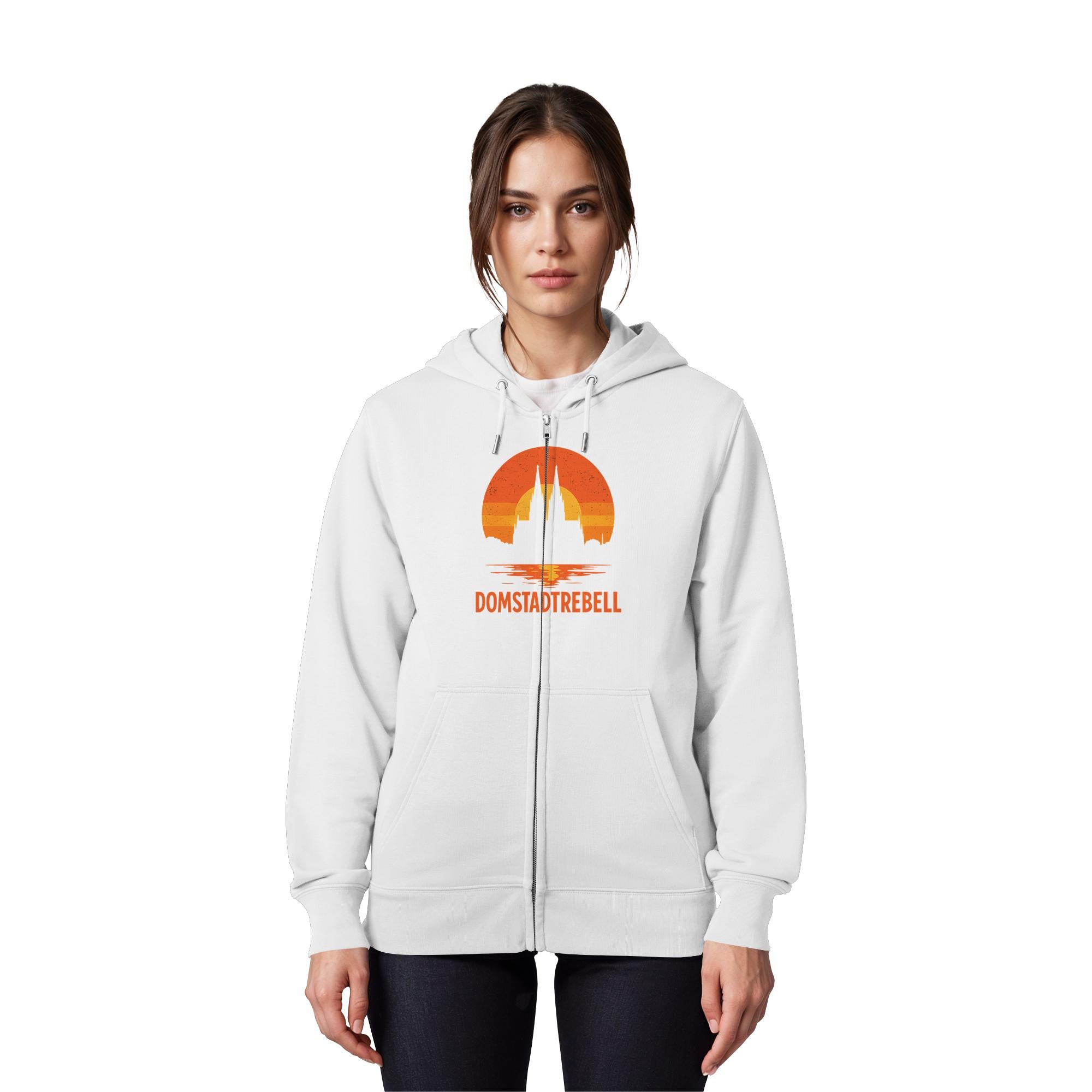 Domstadtrebell - Kölner Dom Sonnenuntergang - Organic Zipper