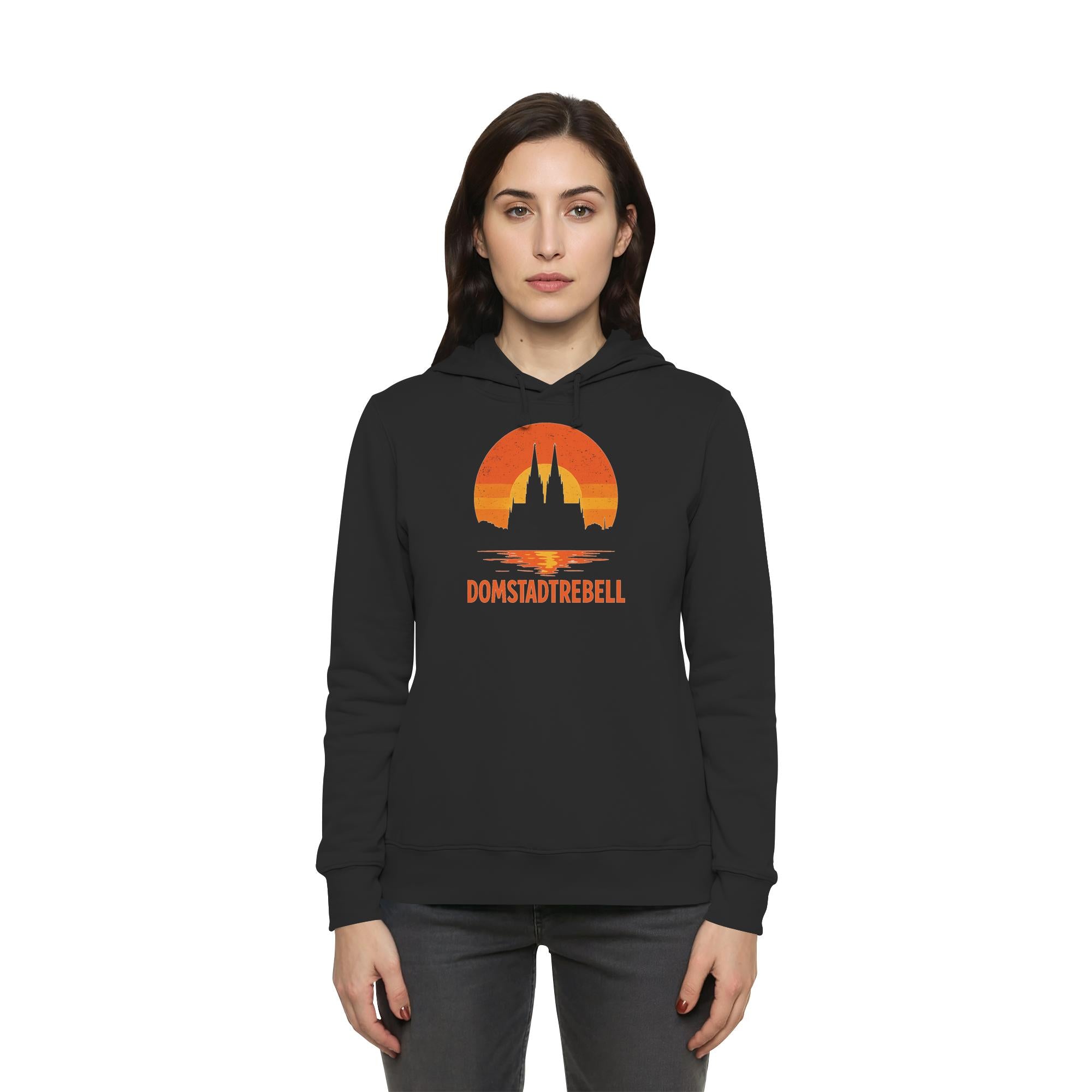 Domstadtrebell - Kölner Dom Sonnenuntergang - Frauen Organic Hoodie