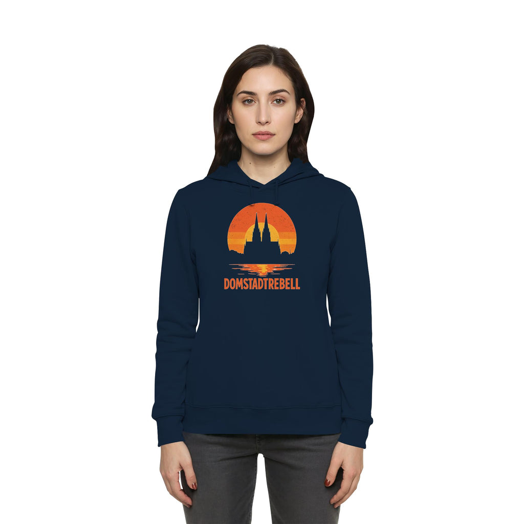 Domstadtrebell - Kölner Dom Sonnenuntergang - Frauen Organic Hoodie