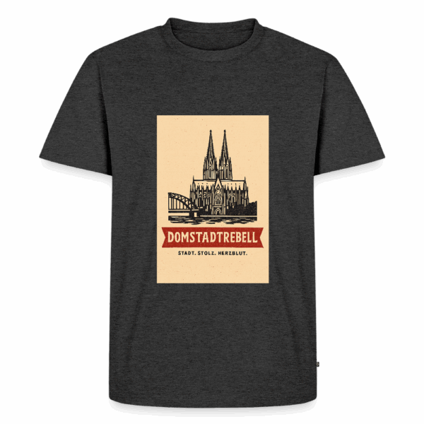 Männer Premium T-Shirt - Domstadtrebell - Stadt. Stolz. Herzblut